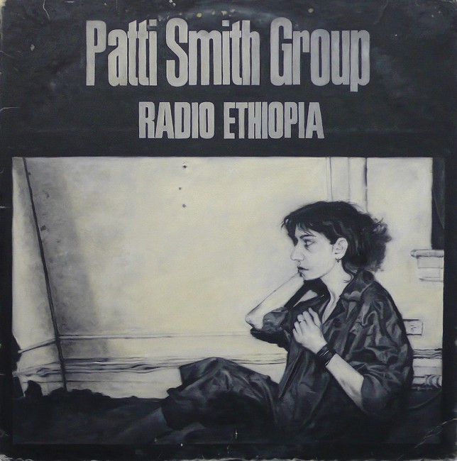 Patti Smith, Radio Ethiopia, 2014, Öl auf Leinwand, 150x150cm